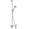 Hansgrohe Croma 220 - Showerpipe Reno 220 Mm, Zwenkbare Douchearm 400 Mm, Chroom 27224000