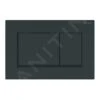 Geberit Sigma30 - Bedieningsplaat, Dual Flush Spoeling, Glanzend Zwart/mat Zwart Streepje 115.883.DW.1