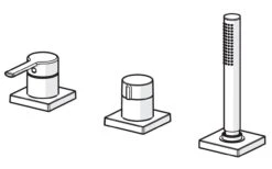 Hansa Ronda - 3- Gats Badrandcombinatie, Chroom 03419483 -Thuis-Badkamer 9f543cce54cd0a3dcb6919b2