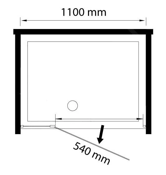 Lansanit LitLUX Slim Tadao - Pendel Douchedeur 1100 Mm, Glanzend Aluminium/helder Glas PD3-11 2 Lansanit LitLUX Slim Tadao - Pendel Douchedeur 1100 Mm, Glanzend Aluminium/helder Glas PD3-11 - Afbeelding 2