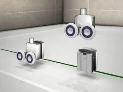 Lansanit LitIN Vati - Douchecabine 4 Delig 900x900 Mm, Incl. Douchebak, Glanzend Aluminium/helder Glas CR99-190-C-SET -Thuis-Badkamer abcec152659d8bc5f54d9791 3