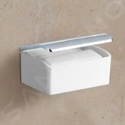 Keuco Elegance - Vochtig Toiletpapeir Houder, Wit/chroom 11667013000 -Thuis-Badkamer ad3c23a731e1dc6f546ab8b8