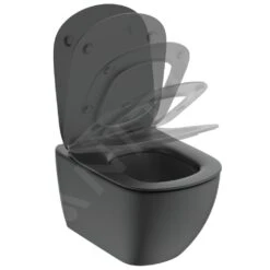Ideal Standard Tesi - Hangend Toilet Met SoftClose Wc Bril, Aquablade, Zwart T3546V3 -Thuis-Badkamer aeafd37f5b7ffbe067b6cb4c