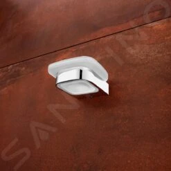 Nimco Nikau - Zeepschaal Met Houder, Mat Glas/chroom NK 30059C-26 -Thuis-Badkamer b2e5556749e8cdec09fca1d0