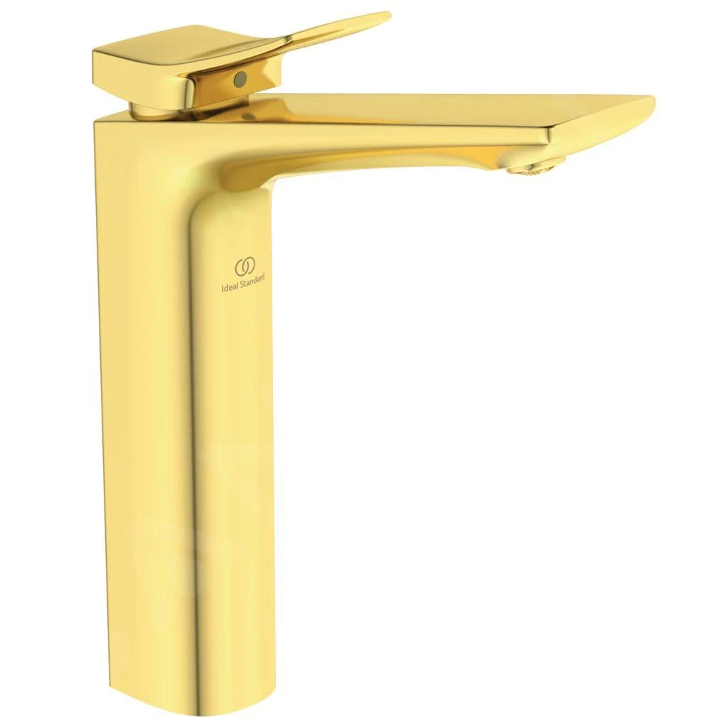 Ideal Standard Conca Tap - Wastafelkraan, Brushed Gold BC758A2 1 Ideal Standard Conca Tap - Wastafelkraan, Brushed Gold BC758A2