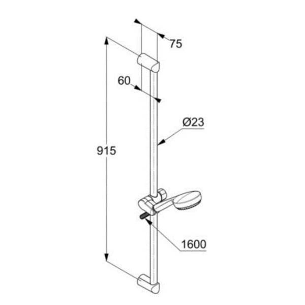 Kludi Logo - Set Van Douchekop, Douchehouder, Doucheslang En Douchestang, Chroom 6839305-00 2 Kludi Logo - Set Van Douchekop, Douchehouder, Doucheslang En Douchestang, Chroom 6839305-00 - Afbeelding 2