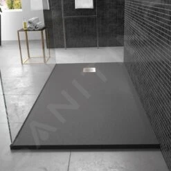 Ideal Standard Ultra Flat S - Douchebak 900x700 Mm, Betongrijs K8190FS -Thuis-Badkamer be69d482912e40beaecb4f3f