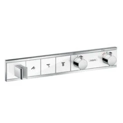 Hansgrohe RainSelect - Afbouwdeel Voor Thermostatische Douchekraan Voor 3 Functies, Wit/chroom 15356400