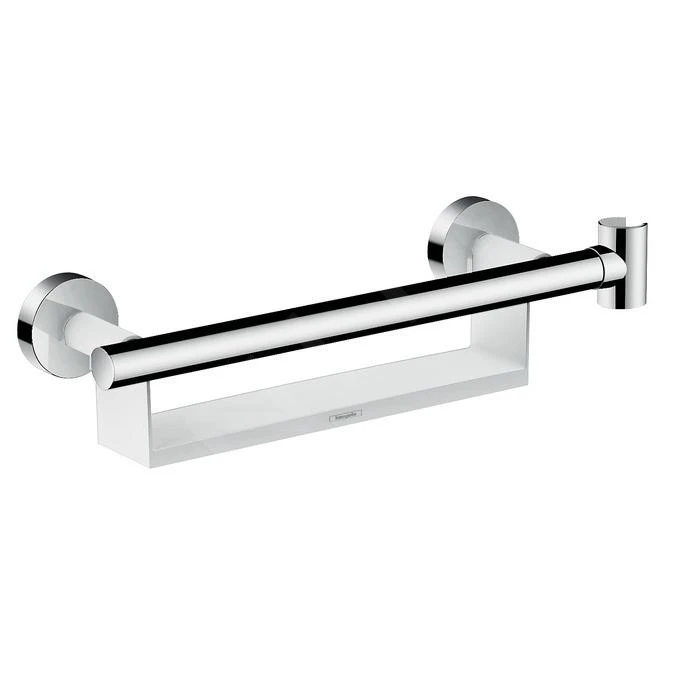 Hansgrohe Raindance Select S - Greep Comfort Met Porter Houder En Planchet, Chroom 26328400 1 Hansgrohe Raindance Select S - Greep Comfort Met Porter Houder En Planchet, Chroom 26328400