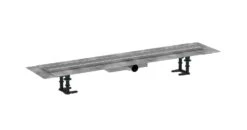 Hansgrohe RainDrain Compact - Douchegoot 90 Cm, Met Rooster, Geborsteld Roestvrij Staal 56168800