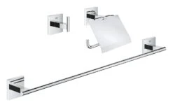 Grohe QuickFix Start Cube - Badkameraccessoires Set 3 In 1, Chroom 41124000