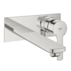 Grohe Lineare - 2-gats Wastafelkraan L, Supersteel 23444DC1