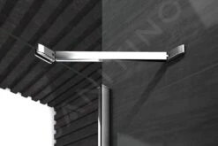 Lansanit LitLUX Brix - Douchecabine 4 Delig 1000x1000 Mm, Glanzend Aluminium/helder Glas HHY11-4 -Thuis-Badkamer d3986381bb20ec19cc074a4a