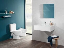 Villeroy & Boch O.novo - Staande Toiletpot, Afvoer Achteraan, DirectFlush, CeramicPlus, Alpine Wit 5661R0R1 -Thuis-Badkamer d50454912e47fbe0f1ed290a