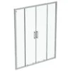 Ideal Standard Connect 2 - Schuifdeuren, 4-delig, 1600 Mm, Silver Bright/helder Glas K9282EO