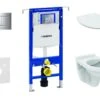 Geberit Duofix - Set Voorwandinstallatie, Closet Alpha Met WC-zitting, SIGMA30 Bedieningsknop, Chroom 111.355.00.5 ND6