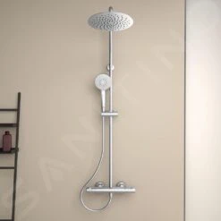 Ideal Standard CeraTherm - Doucheset Met Thermostaat, Diameter 250 Mm, 3jets, Chroom A7565AA 14 Ideal Standard CeraTherm - Doucheset Met Thermostaat, Diameter 250 Mm, 3jets, Chroom A7565AA -Thuis-Badkamer e1a17fee8cd88a93baef0273