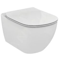 Geberit Duofix - Inbouwreservoir Voor Hangend Toilet Met SIGMA30 Bedieningsknop, Wit/glanzend Chroom + Ideal Standard Tesi - Hangend Toilet En Wc-bril, Aquablade, SoftClose 111.355.00.5 NU5 -Thuis-Badkamer e53485344b3bd4e8af18a330 1