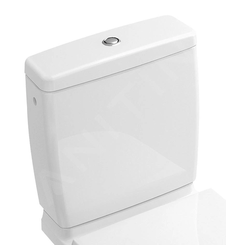 Villeroy & Boch O.novo - Stortbak Voor Staande Toiletpot, Met Zij- En Achteraansluiting, CeramicPlus, Alpine Wit 5788S1R1 1 Villeroy & Boch O.novo - Stortbak Voor Staande Toiletpot, Met Zij- En Achteraansluiting, CeramicPlus, Alpine Wit 5788S1R1