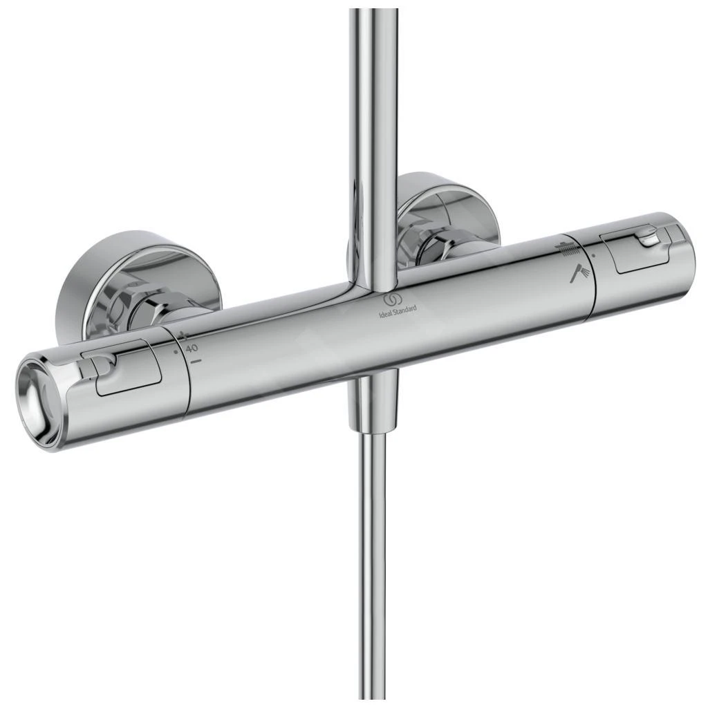 Ideal Standard CeraTherm - Doucheset Met Thermostaat, Diameter 250 Mm, 3jets, Chroom A7565AA 3 Ideal Standard CeraTherm - Doucheset Met Thermostaat, Diameter 250 Mm, 3jets, Chroom A7565AA - Afbeelding 3