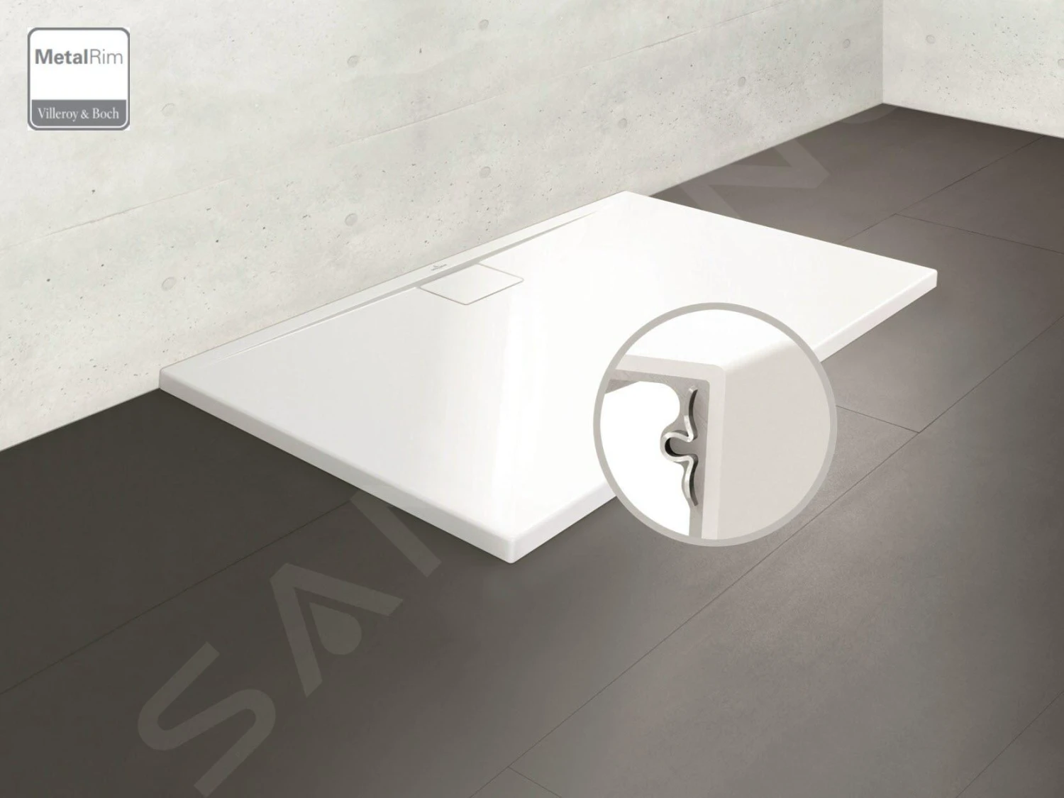 Villeroy & Boch Architectura MetalRim - Douchebak, 900x1200 Mm, Alpine Wit UDA1290ARA215V-01 6 Villeroy & Boch Architectura MetalRim - Douchebak, 900x1200 Mm, Alpine Wit UDA1290ARA215V-01 - Afbeelding 6